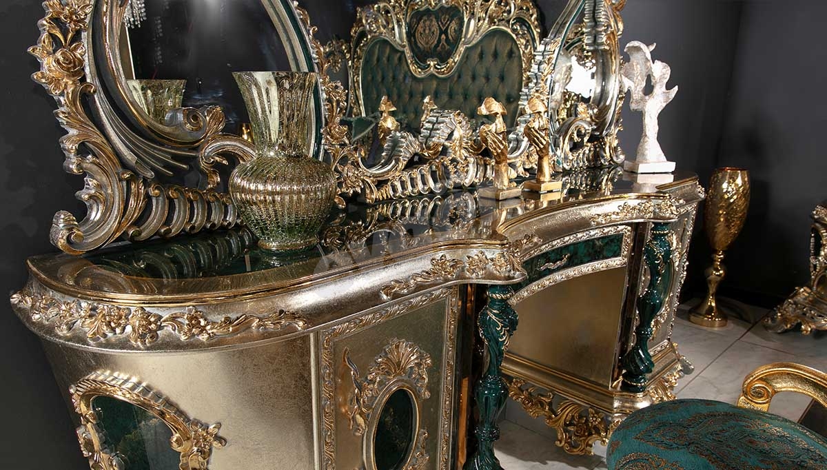 Lapseki Yeşil Klasik Yatak Odası - 4