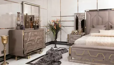 Latina Art Deco Bedroom - Thumbnail