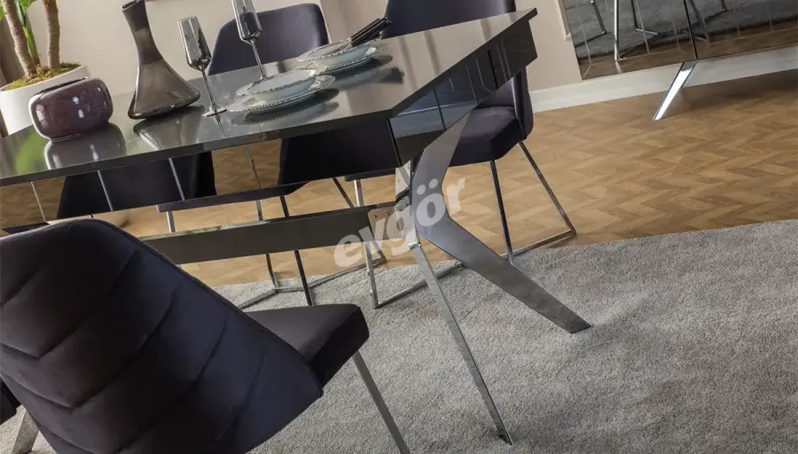 Lekza Antrasit Modern Yemek Odası - 5