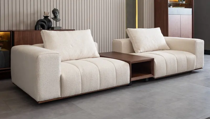 Leonal Modern Dörtlü Koltuk Sehpalı