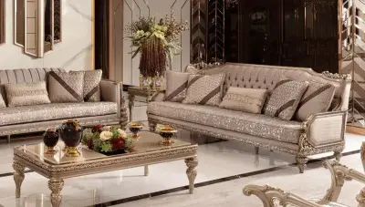 Lopez Art Deco Sofa Set - Thumbnail