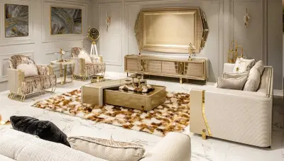 Lortela Luxury Sofa Set - Thumbnail