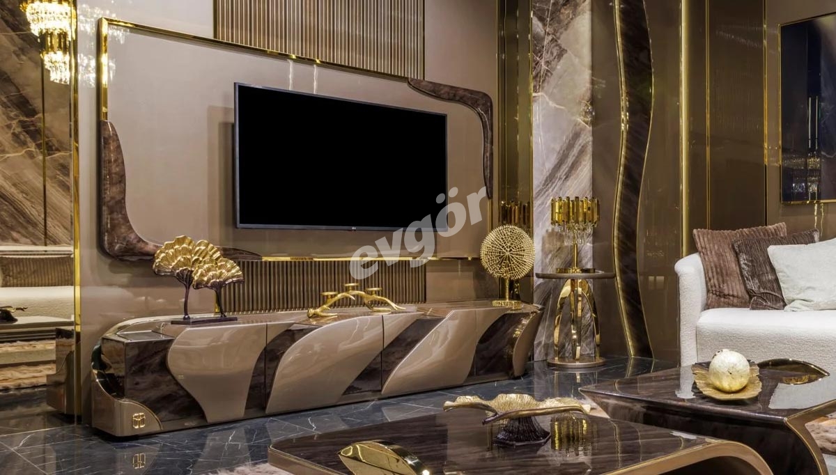 Lotus Luxury TV Unit