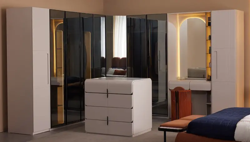Lovera Modern Köşe Dolap