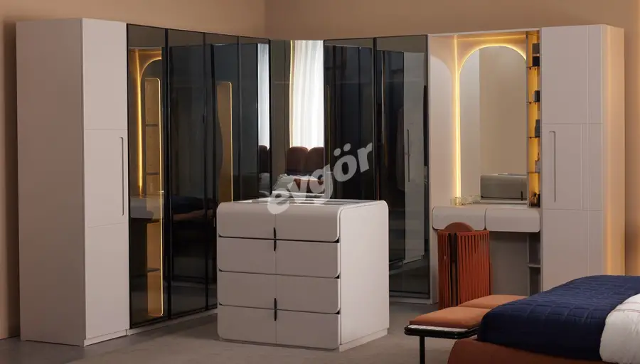 Lovera Modern Köşe Dolap - 1