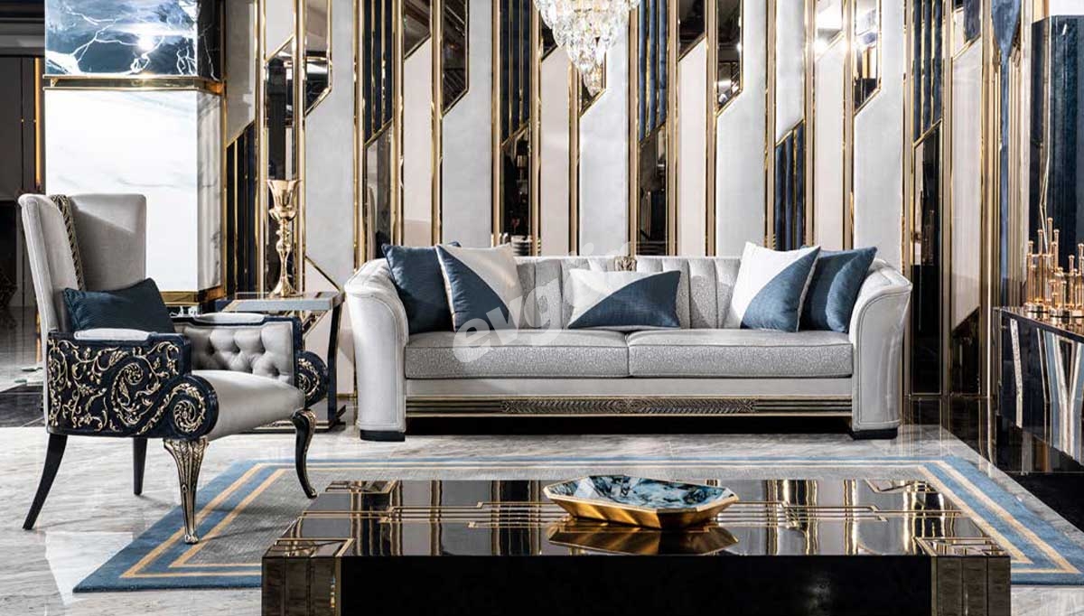 Madreno Luxury Sofa Set - Thumbnail