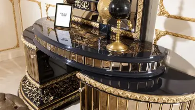 Mahaçkale Siyah Klasik Şifonyer - 2