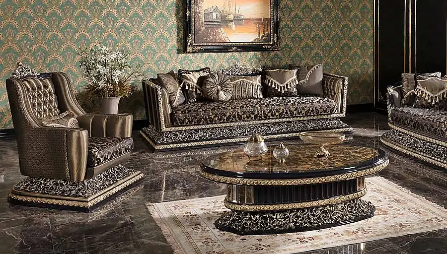 Mahaçkale Siyah Salon Takımı (Hemen Teslim) - 2