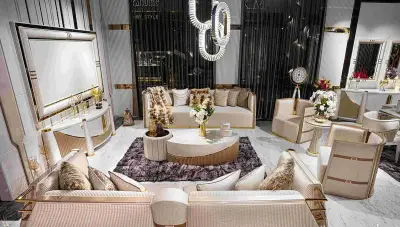 Melina Luxury Sofa Set