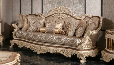 Mihrişah Klasik Üçlü Koltuk