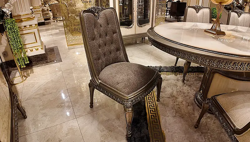 Milan Krem Lüks Yemek Odası - 2