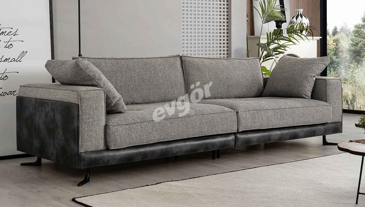 Milton Grey Sofa Set