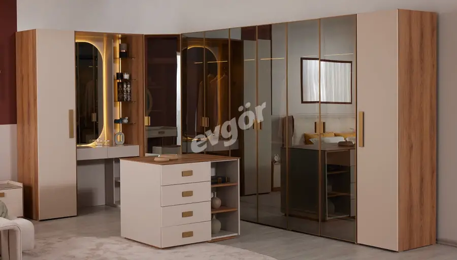 Minerva Modern Köşe Dolap - 1