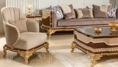 Monaco Luxury Sofa Set - Thumbnail