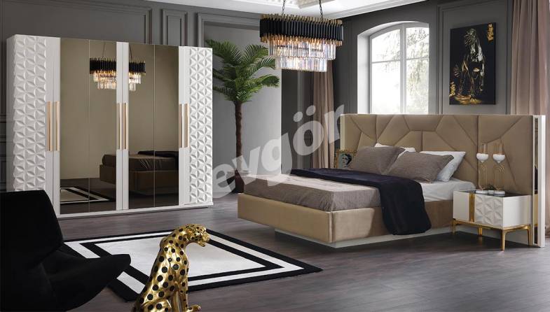 Montreal Gold Modern Yatak Odası - 1