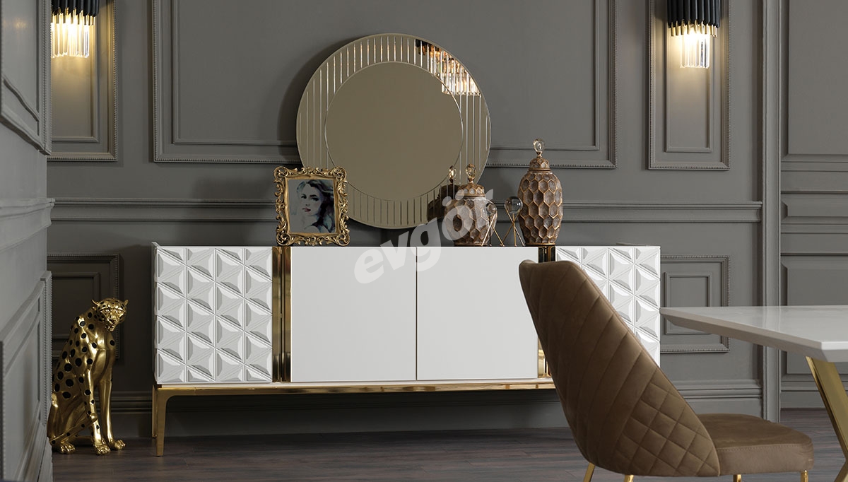 Montreal Gold Modern Yemek Odası - 4