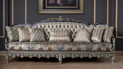 Nades Classic Sofa Set - Thumbnail