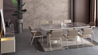 Nadine Modern Yemek Masası 