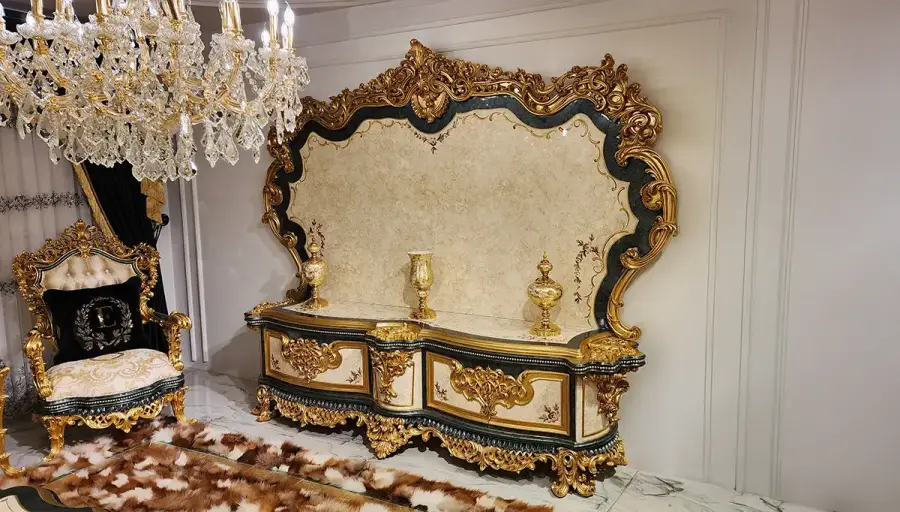 Nazende Yeşil Klasik TV Ünitesi - 1