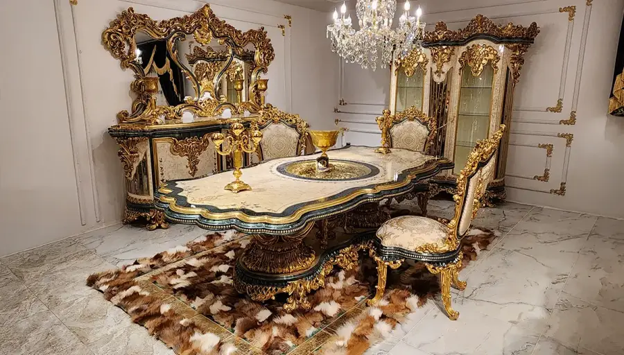 Nazende Yeşil Klasik Yemek Odası - 1