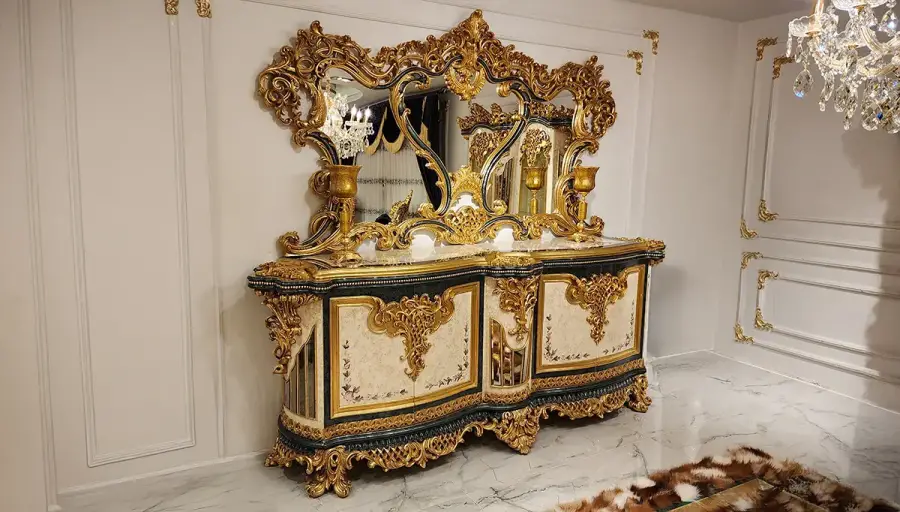 Nazende Yeşil Klasik Yemek Odası - 5