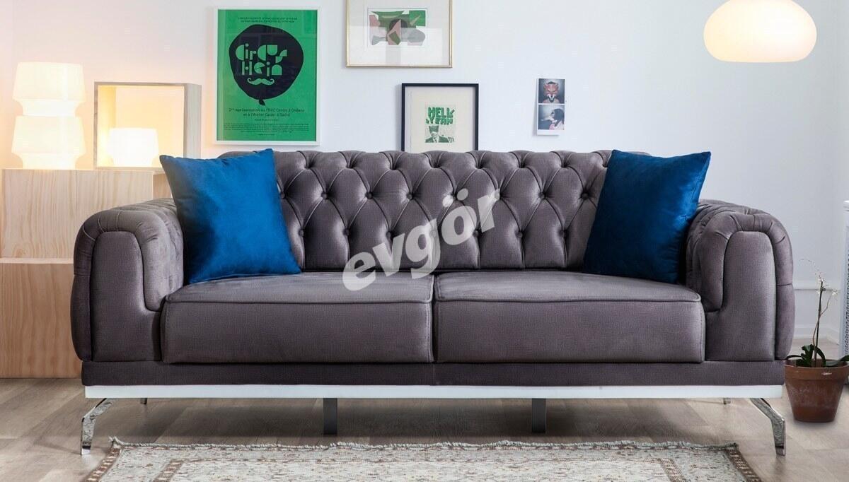 Neon Metal Ayakli Sofa Set