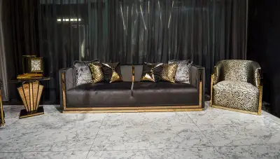 Olimpos Luxury Sofa Set - Thumbnail