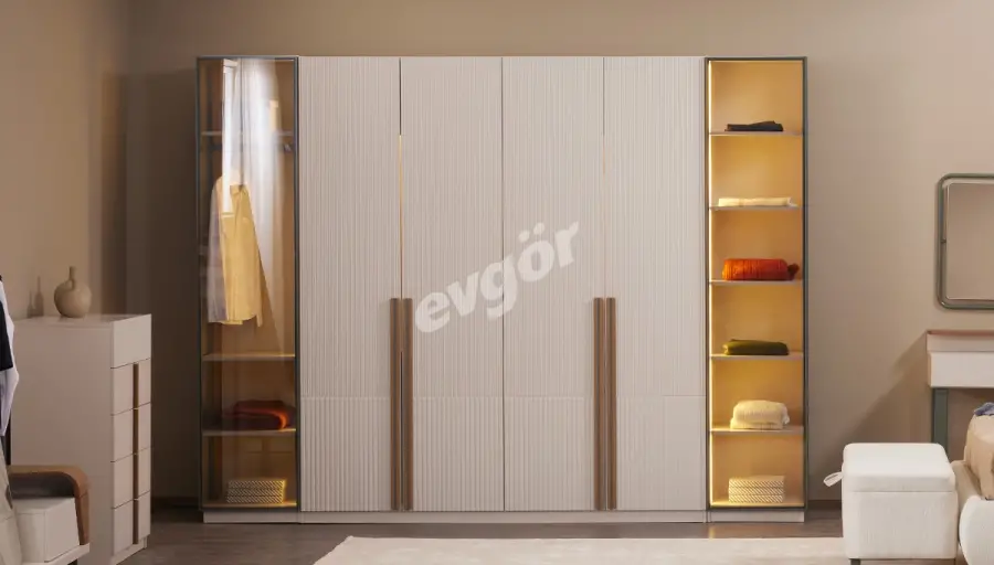 Palino Modern 6 Kapaklı Gardırop - 1