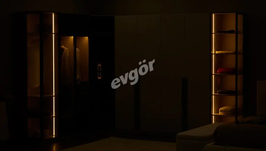 Palino Modern Köşe Dolap - 3