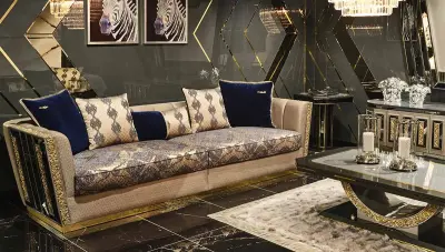 Parsela Luxury Sofa Set - Thumbnail
