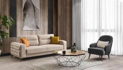 Parsila Modern Sofa Set - Thumbnail