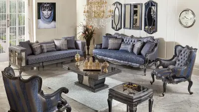 Petrona Art Deco Sofa Set