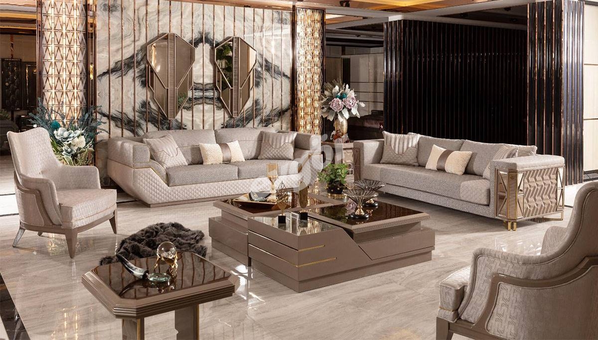 Portiga Art Deco Sofa Set