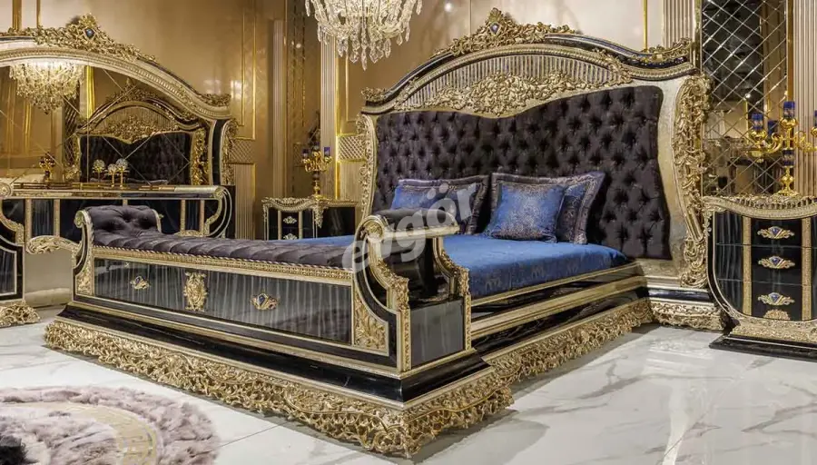 Prenses Mavi Klasik Karyola - 1