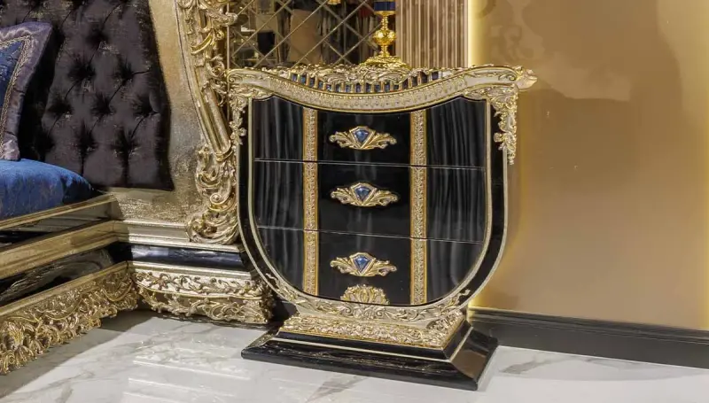 Prenses Mavi Klasik Komodin