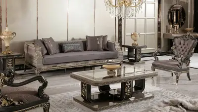Rabio Art Deco Sofa Set - Thumbnail