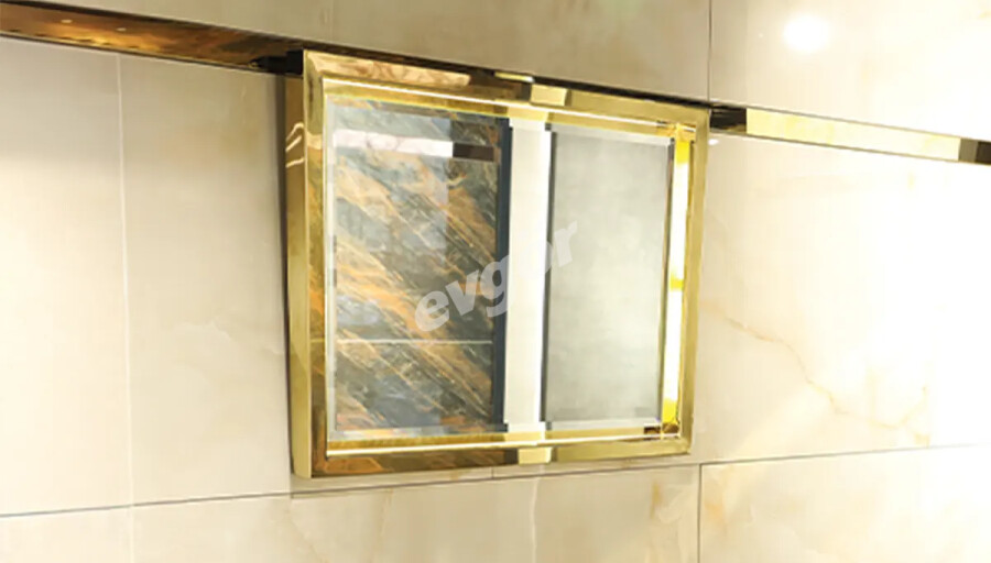 Restela Gold Banyo Aynası