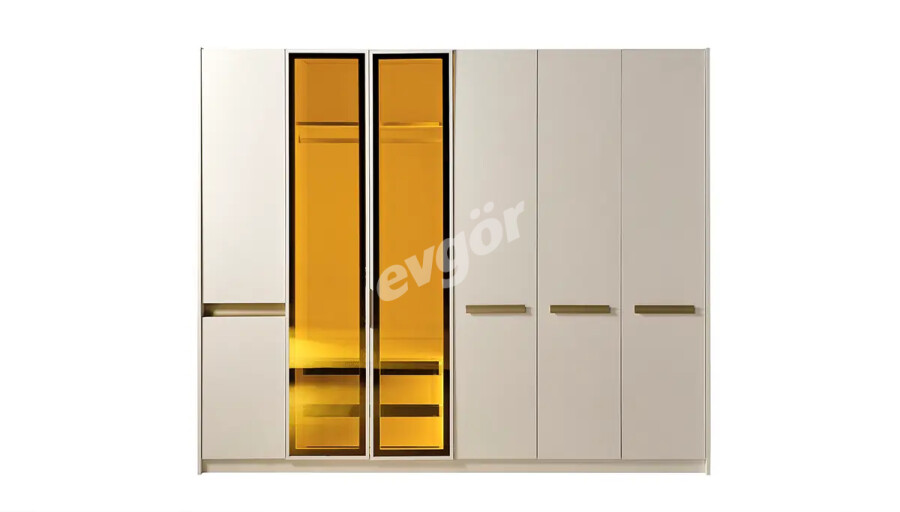 Rimay Modern 6 Kapılı Dolap