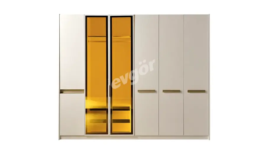 Rimay Modern 6 Kapılı Dolap - 1