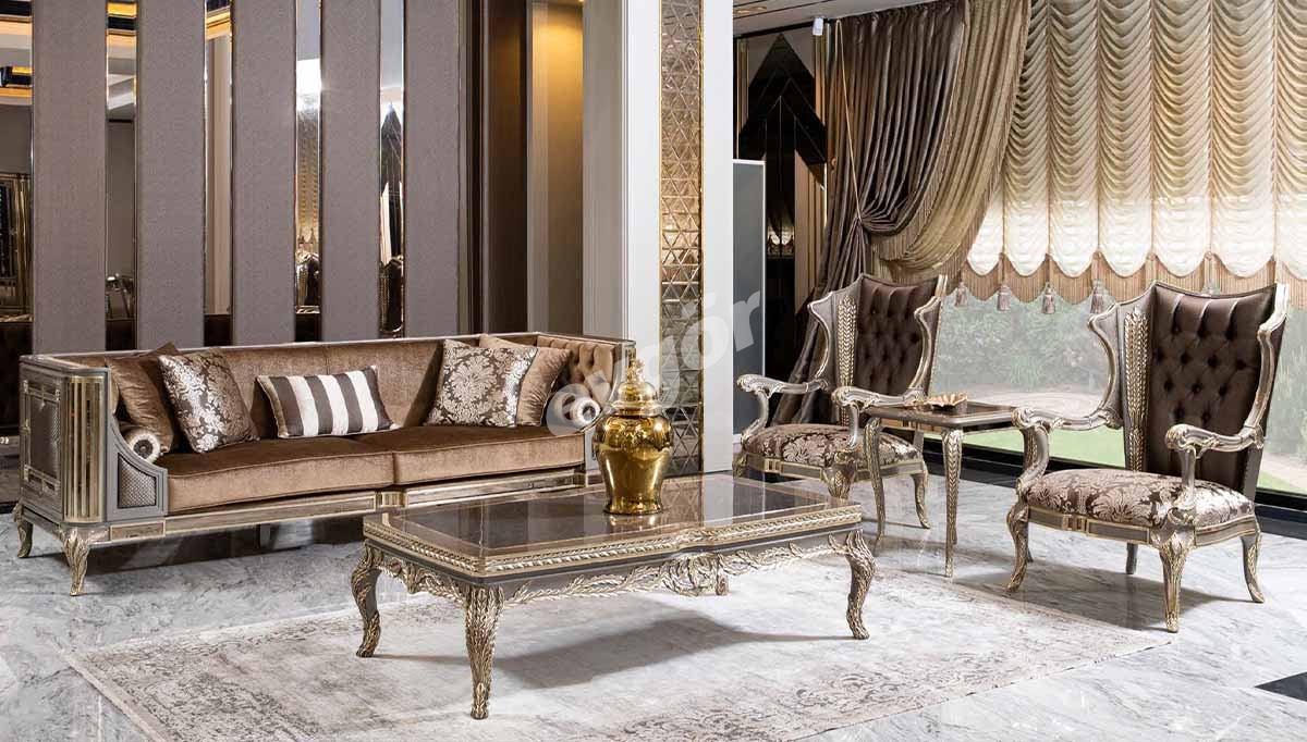 Rodesa Luxury Sofa Set - Thumbnail