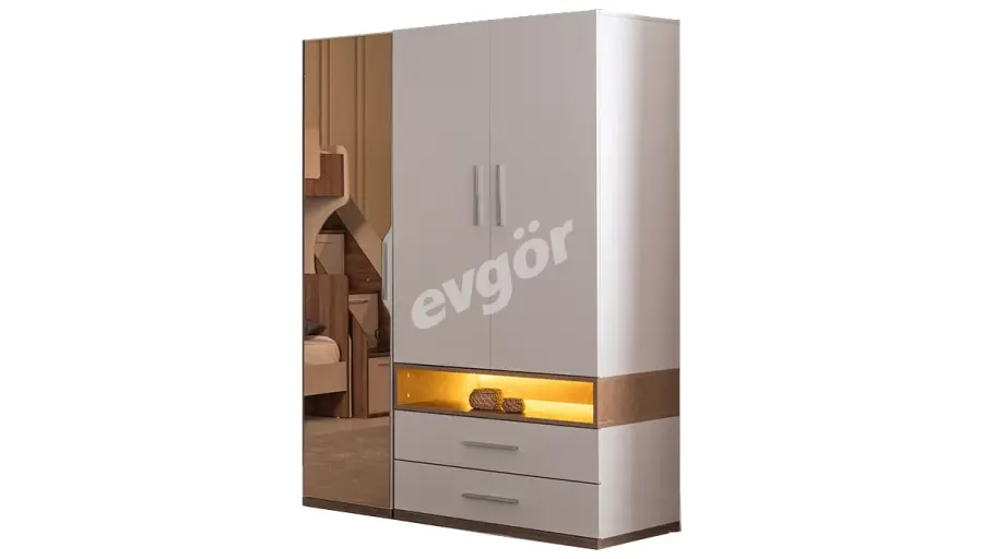 Rogo 3 Kapılı Dolap - 1