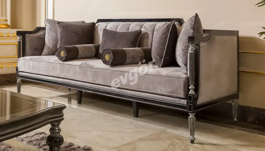 Ronda Lüks Yarmalı Üçlü Koltuk - 1