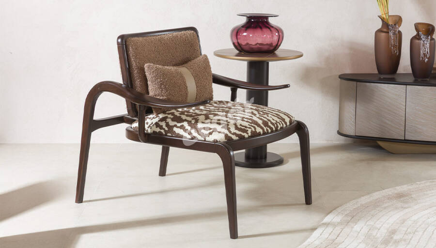 Rossi Lüks Ahşap Berjer - 1