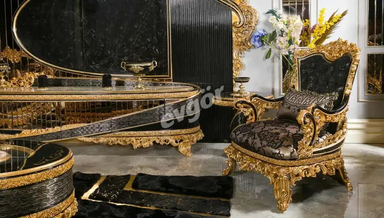 Royal Siyah Klasik Berjer - 1