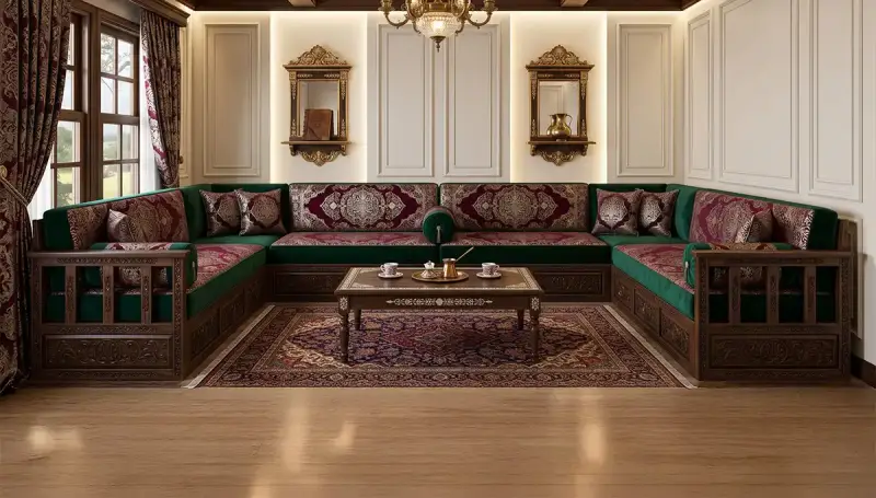 Rumi Ahşap Şark Köşesi 