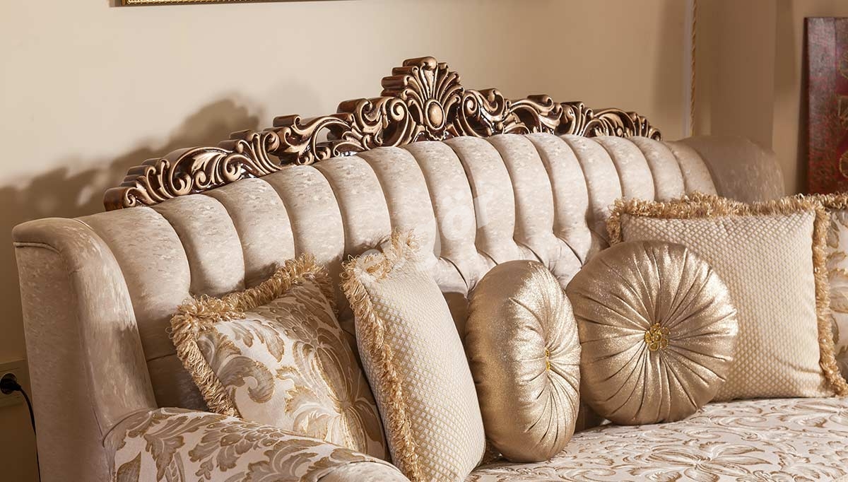 Safir Ceviz Klasik Koltuk Takımı - 3