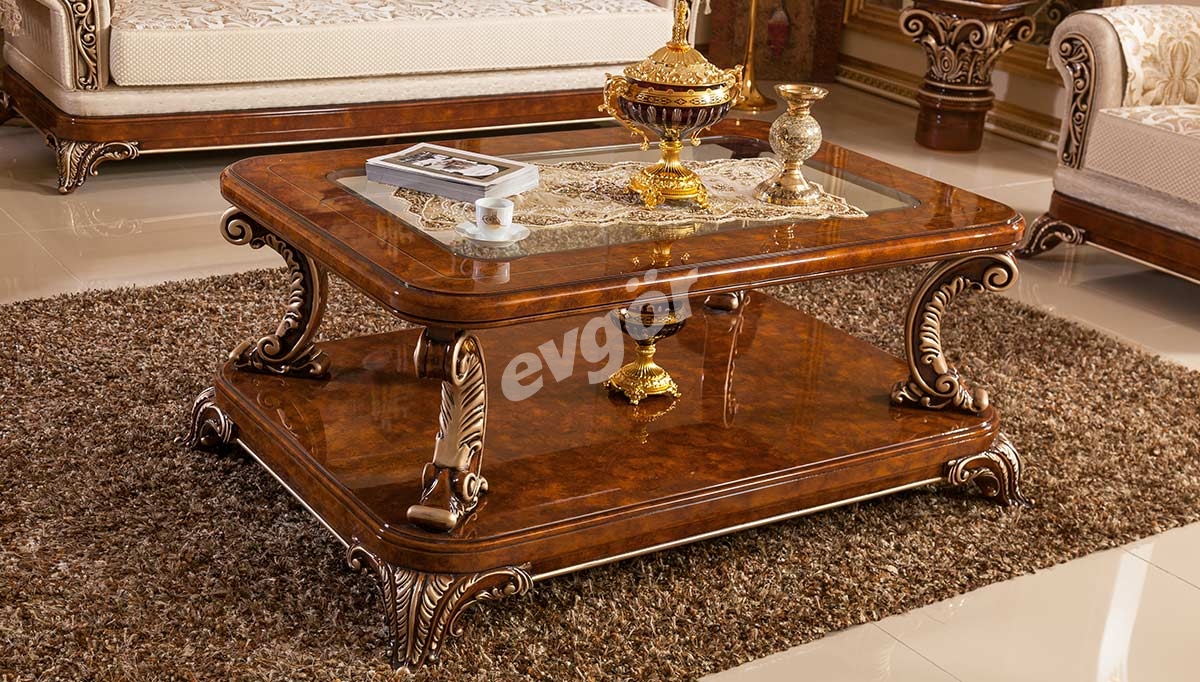 Safir Ceviz Klasik Koltuk Takımı - 6