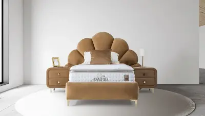 Safira Midye Bed Base Set