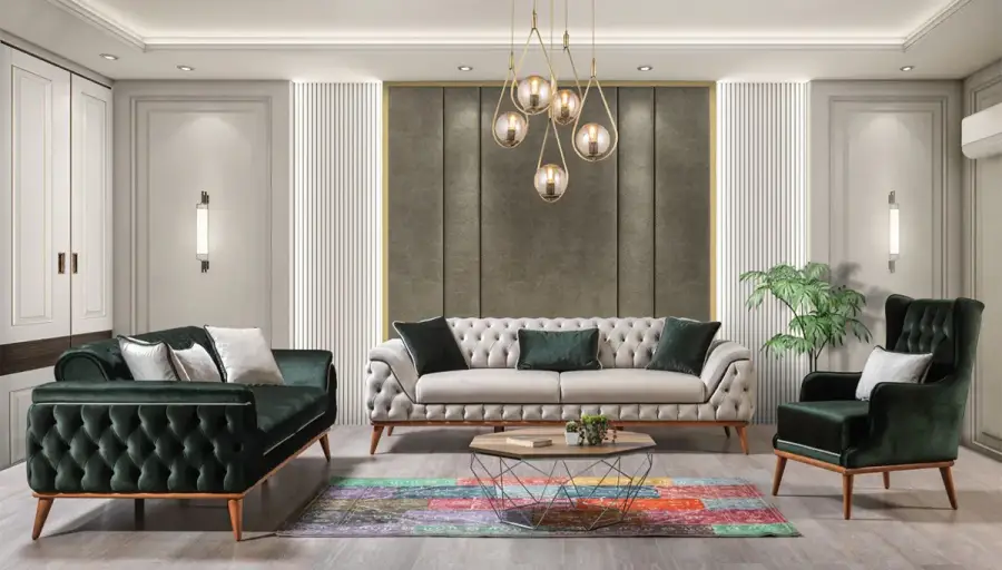 Salda Chester Koltuk Takımı - 1