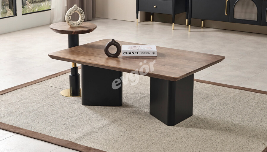 Sarina Siyah Modern Orta Sehpa